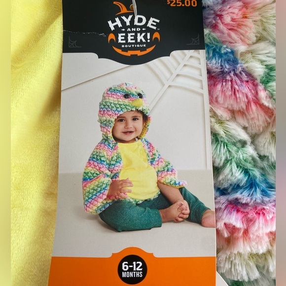Hyde & Eek Baby Rainbow Ostrich Halloween Costume NWT Size 6-12 Months - Picture 4 of 6